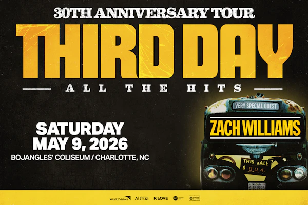 Third Day 30th Anniversary Tour with very special guest Zach Williams
