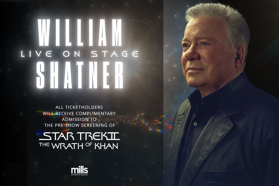 William Shatner Live On-stage with Star Trek II: The Wrath of Khan